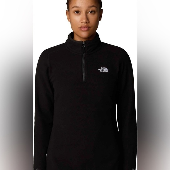 Women’s 
W 100 Glacier 1/4 Zip TNF​​ - Picture 1 of 5